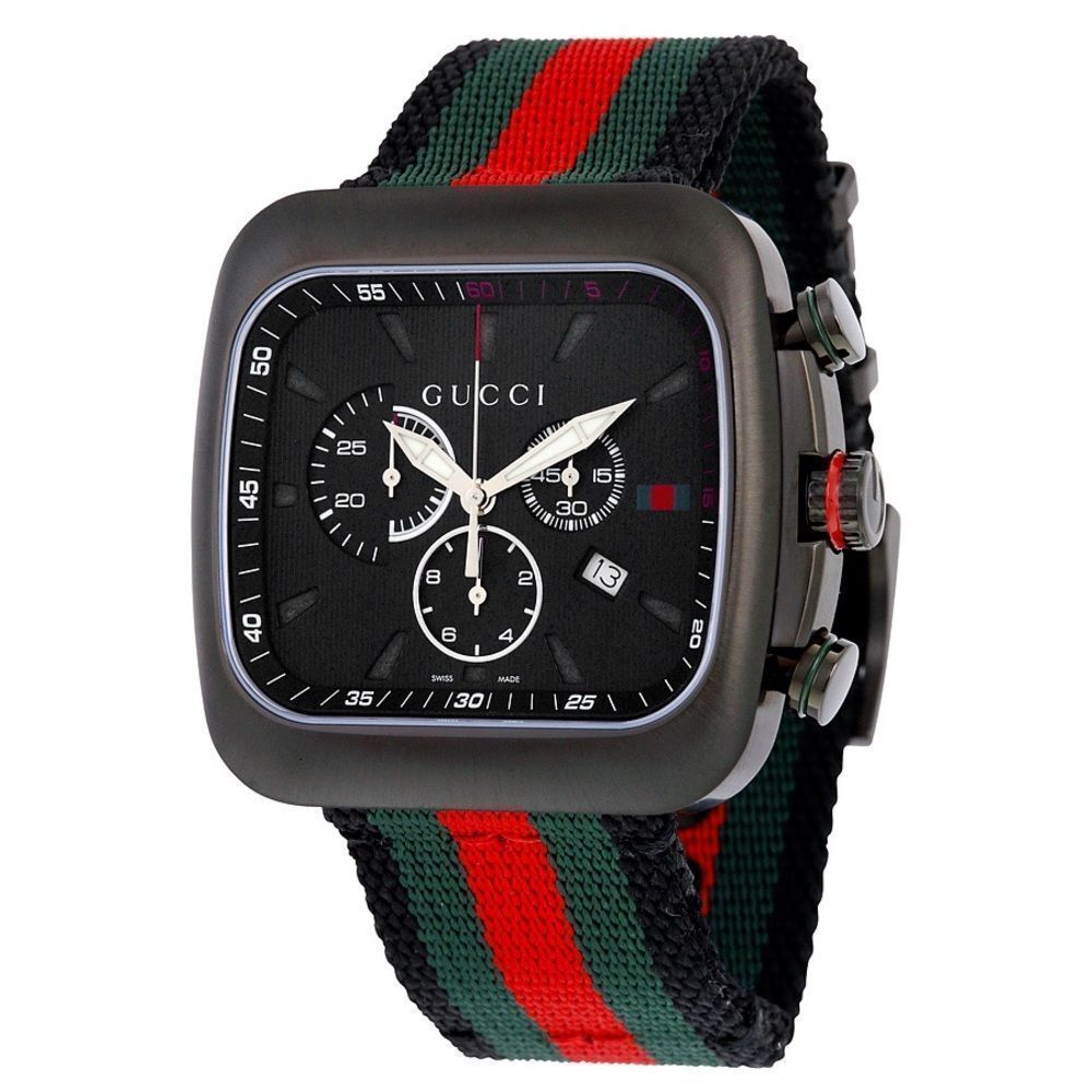 NIB Green & Red G-Coupe Gucci Watch - Picture 6 of 8